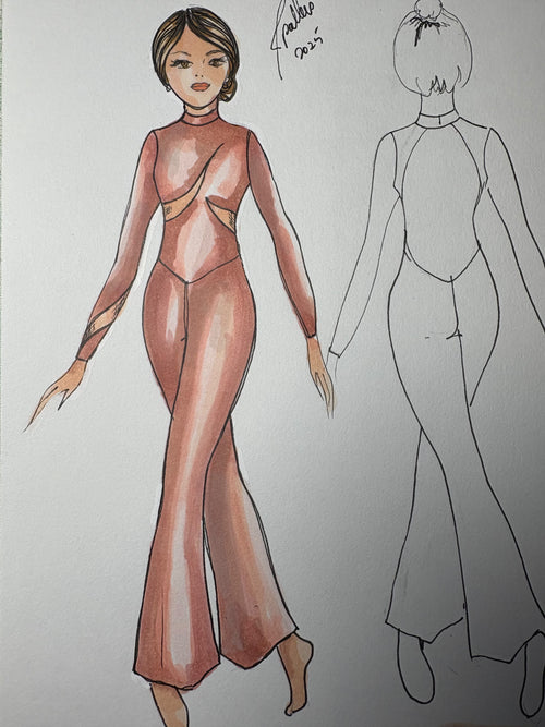 The Nude Wave  unitard