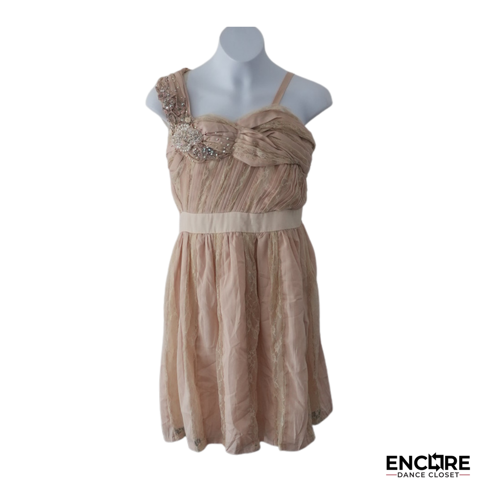 Blush One-Shoulder Lyrical Dress  dress
