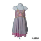 Pastel Blue & Pink Lace Dress  dress