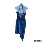 Midnight Blue Sequin Lyrical Costume  dress