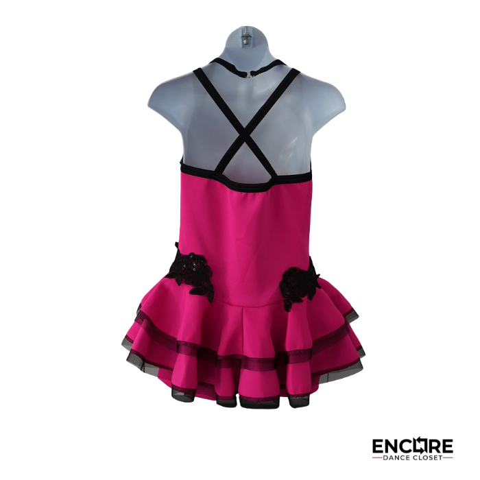 Hot Pink & Black Jazz Costume  dress