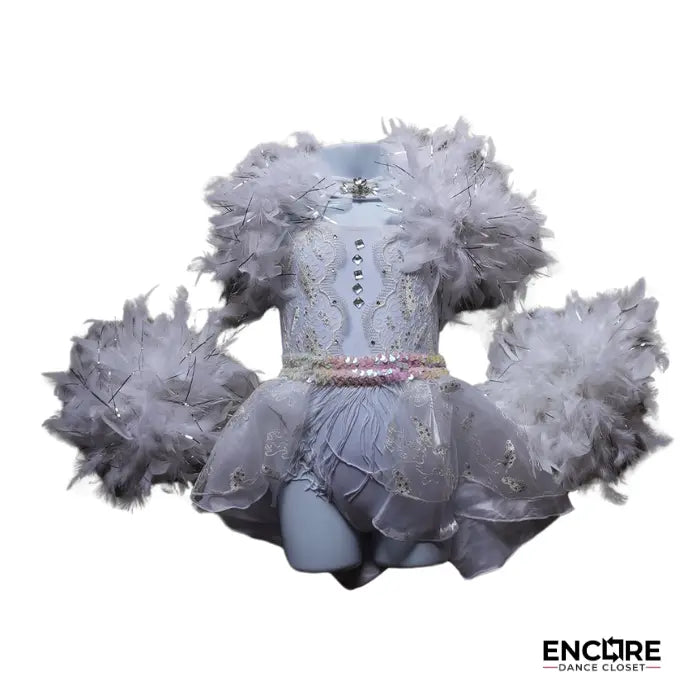 Feathered Angel Costume  leotard