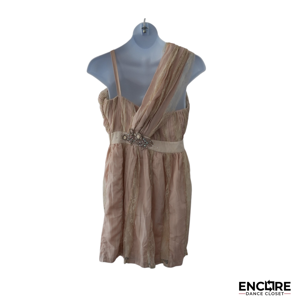 Blush One-Shoulder Lyrical Dress  dress