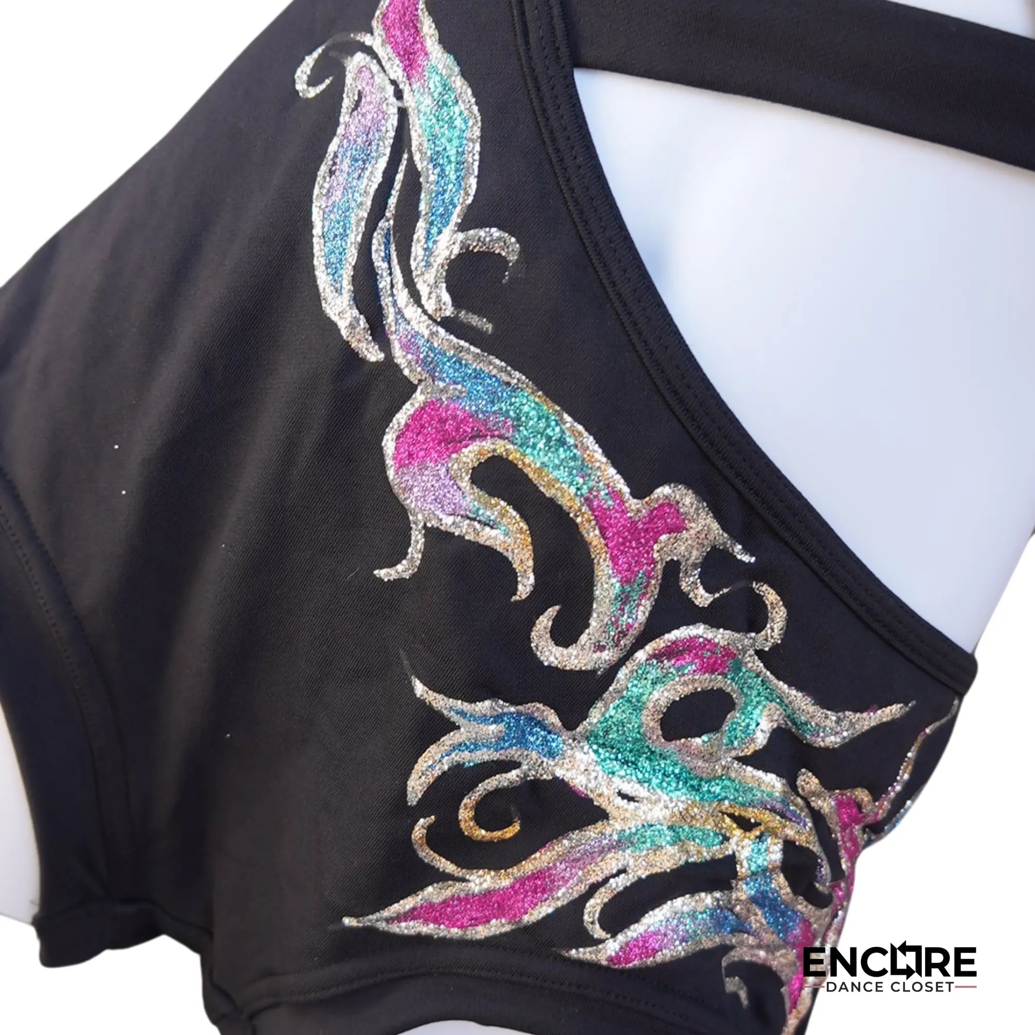 Black Asymmetrical Leotard  leotard