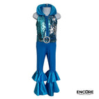Turquoise Disco Fever  unitard
