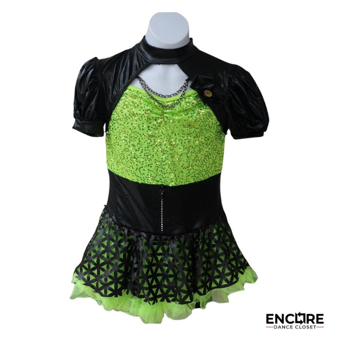 Green Sequin Costume with Bolero Jacket  dress