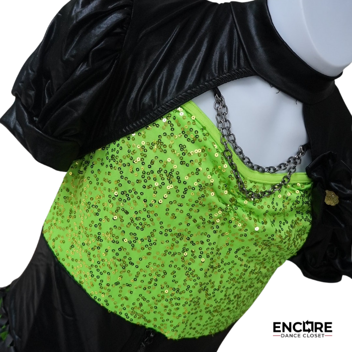 Green Sequin Costume with Bolero Jacket  dress
