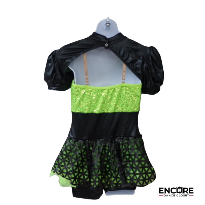 Green Sequin Costume with Bolero Jacket  dress