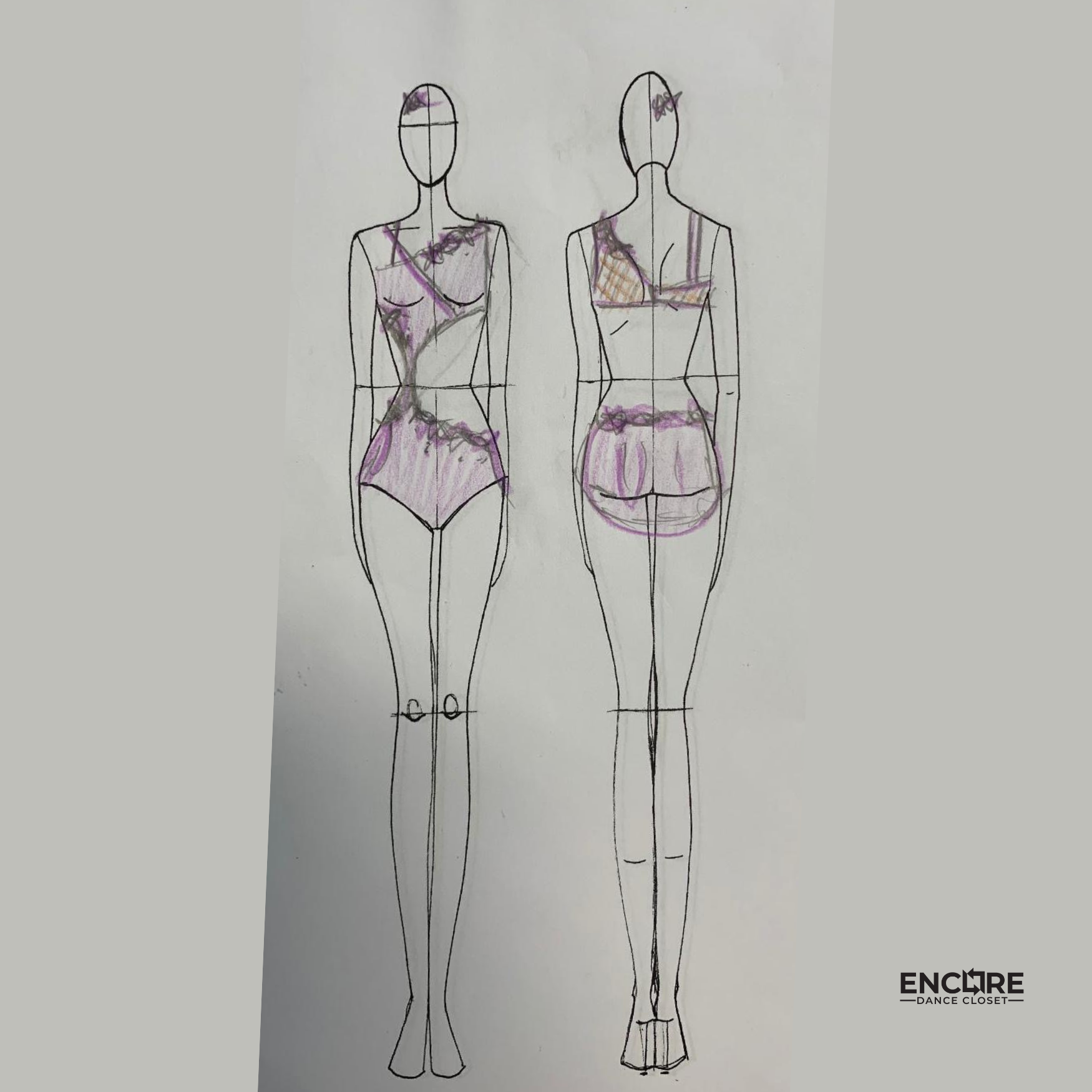 Lilac Leotard with Lyrical Skirt & Rhinestone Detailing - Encore Dance Closet