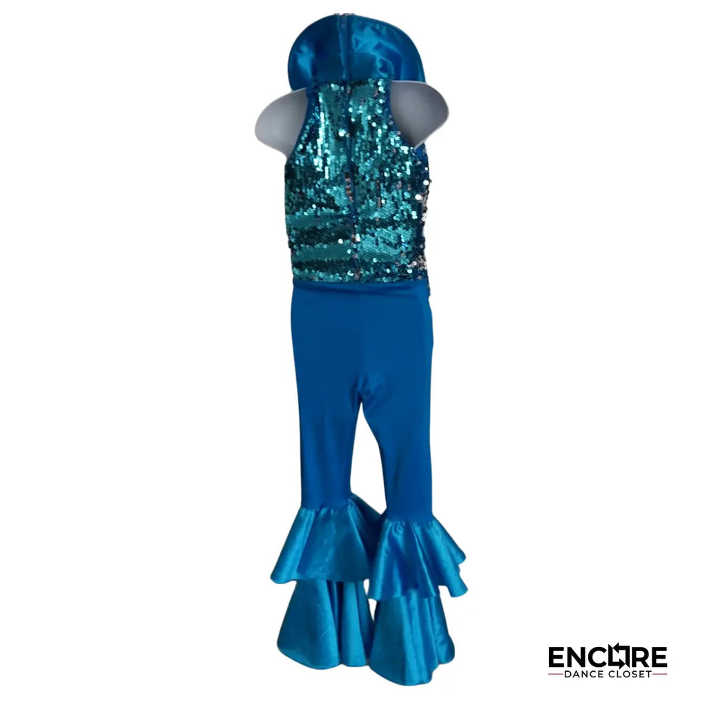 Turquoise Disco Fever  unitard