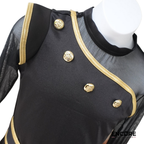 Black & Gold Military-Style Costume  biketard