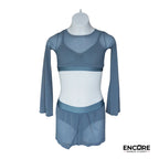 Effortless Grace Gray Two-Piece  two piece