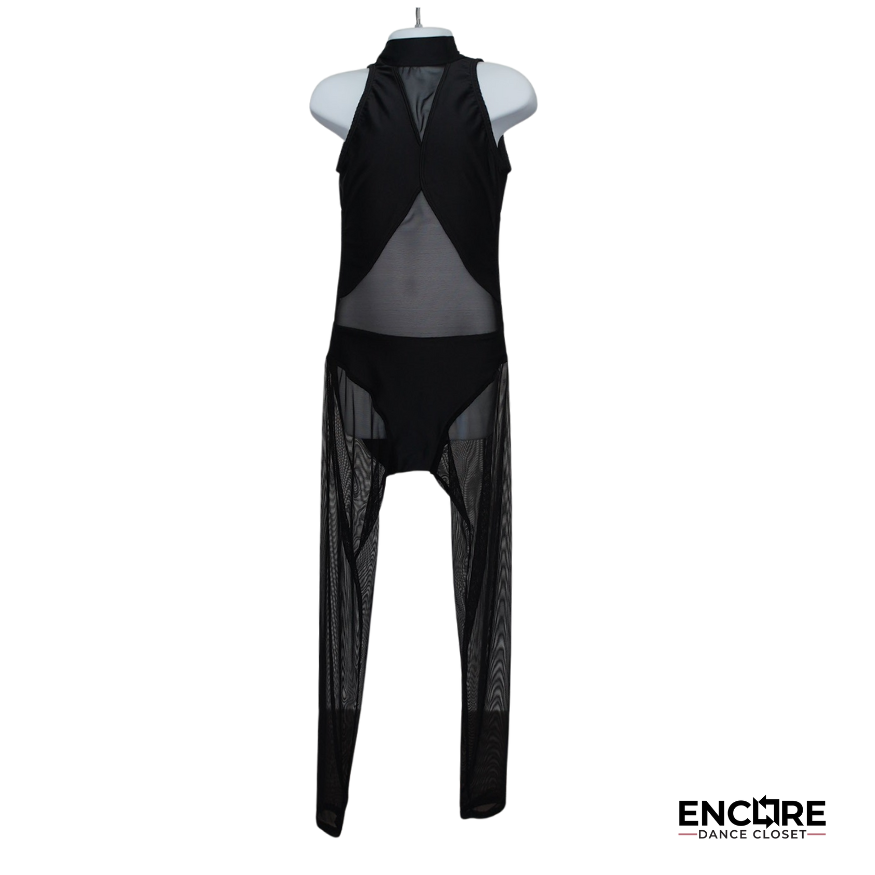 Black Mesh Unitard - Encore Dance Closet