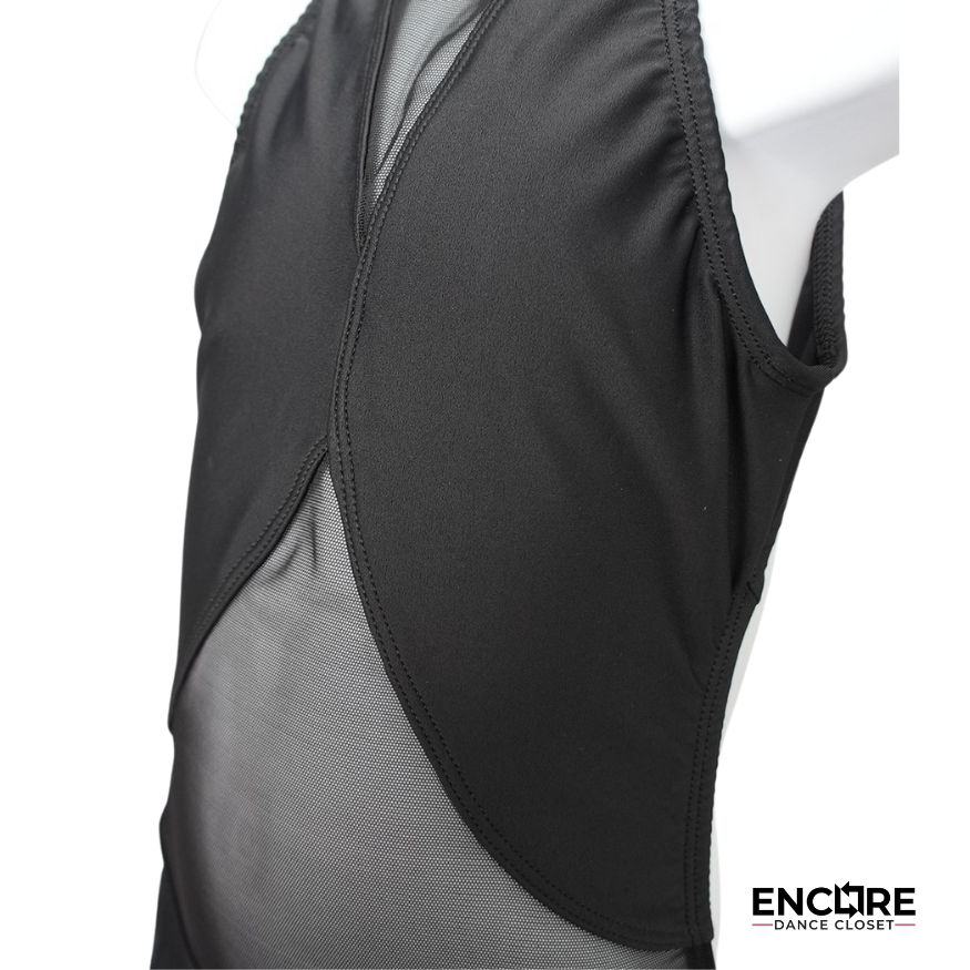 Black Mesh Unitard - Encore Dance Closet