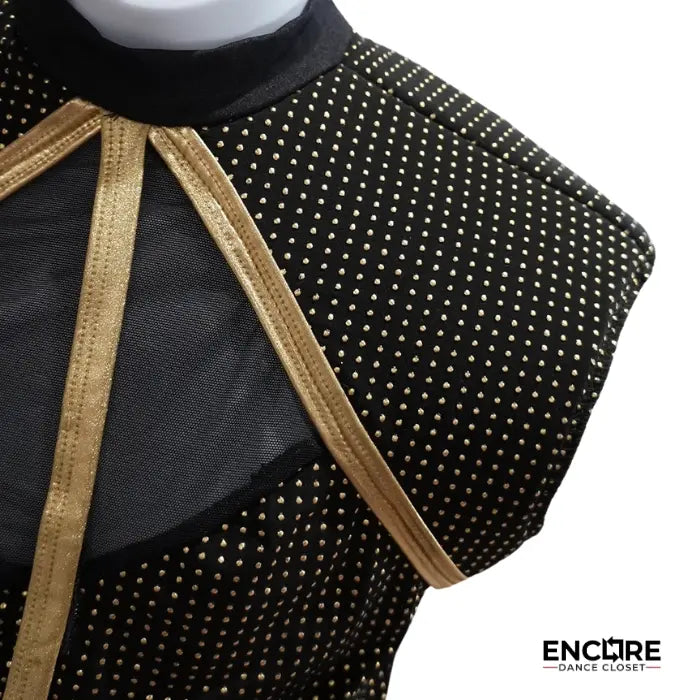 Gold Dot Galaxy  biketard