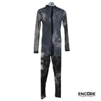 Abstract Smoke Mesh Unitard  unitard