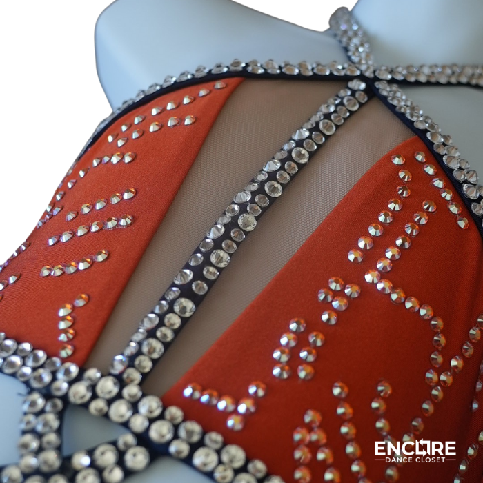 Orange Jazz Costume - Encore Dance Closet