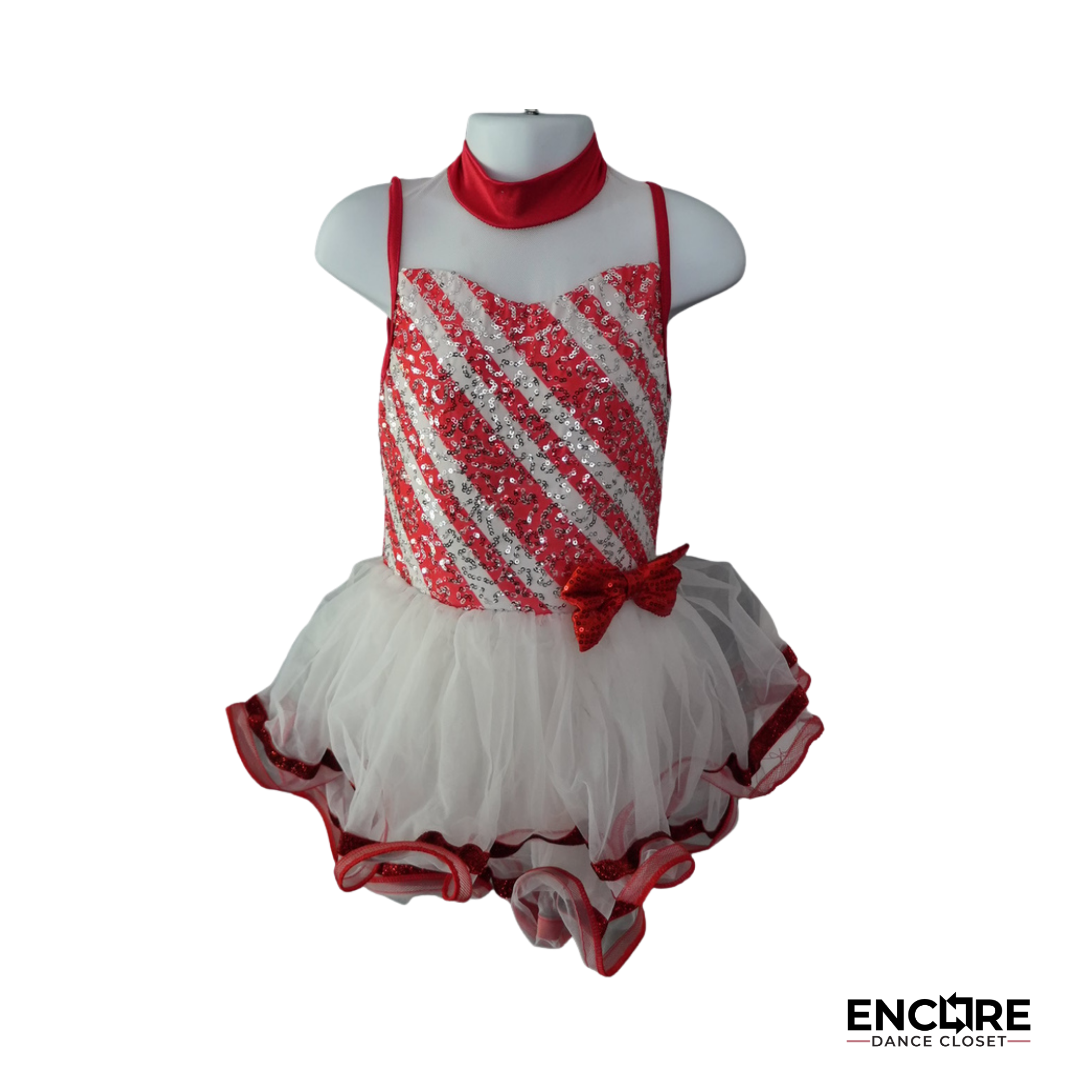 Candy Cane Tutu Dance Costume  dress