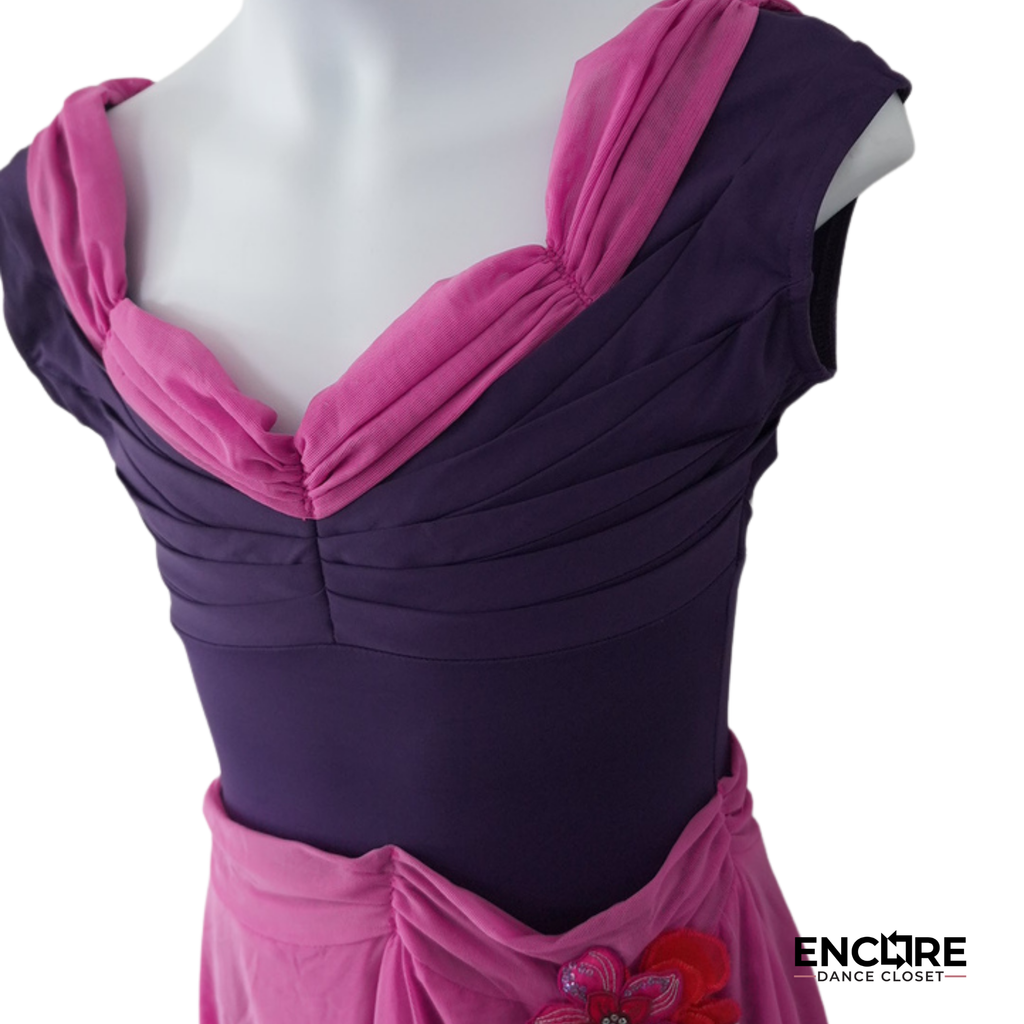 Purple & Pink Lyrical Dress  dress