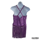 Purple Sparkle Swing  leotard