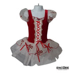 Velvet Leotard with Tulle & Lacing  dress