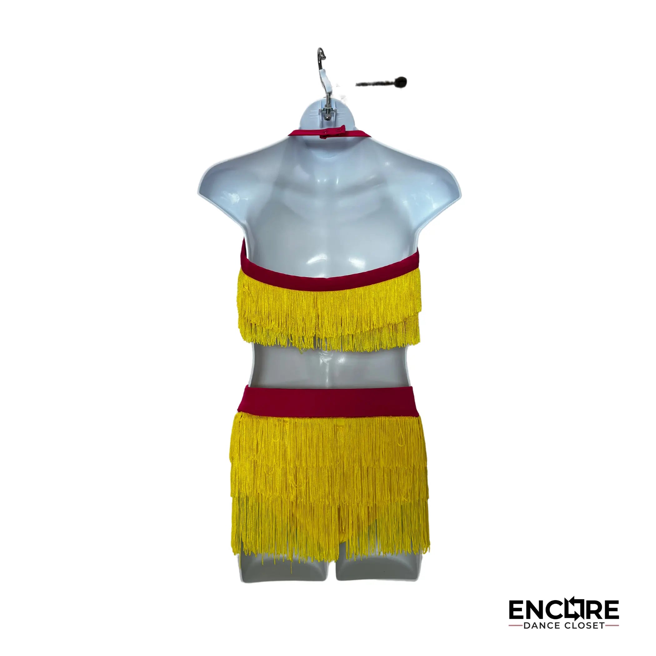 Yellow Fringe Costume  two piece
