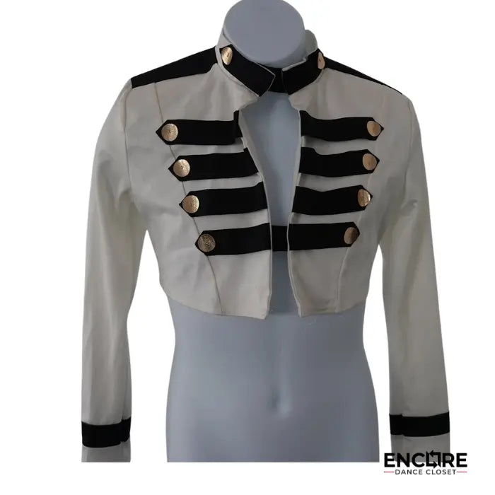 Vintage Military Crop Jacket  top