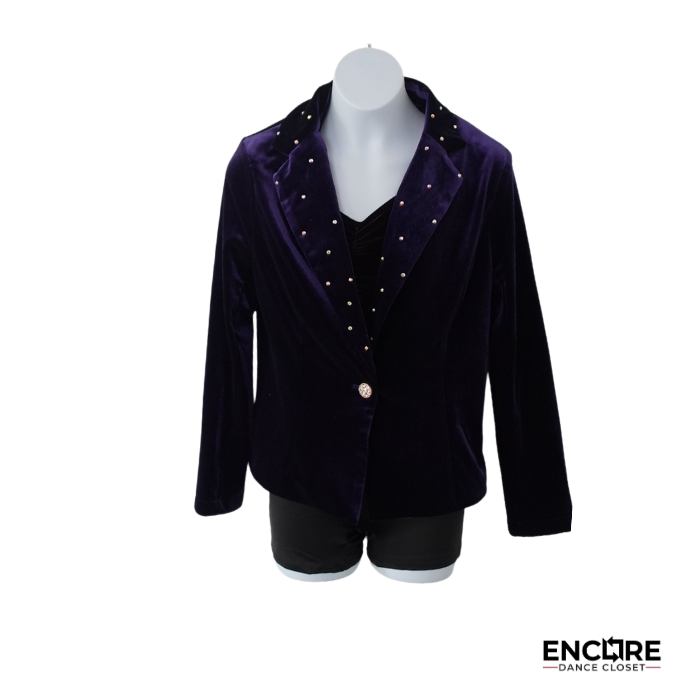 Velvet Jazz Blazer Costume  biketard