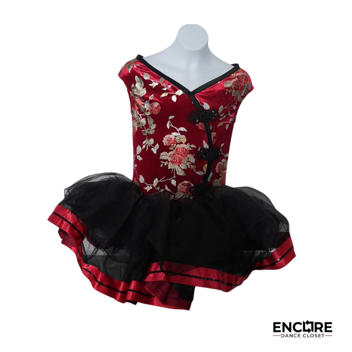 Crimson Blossom Character Tutu  dress