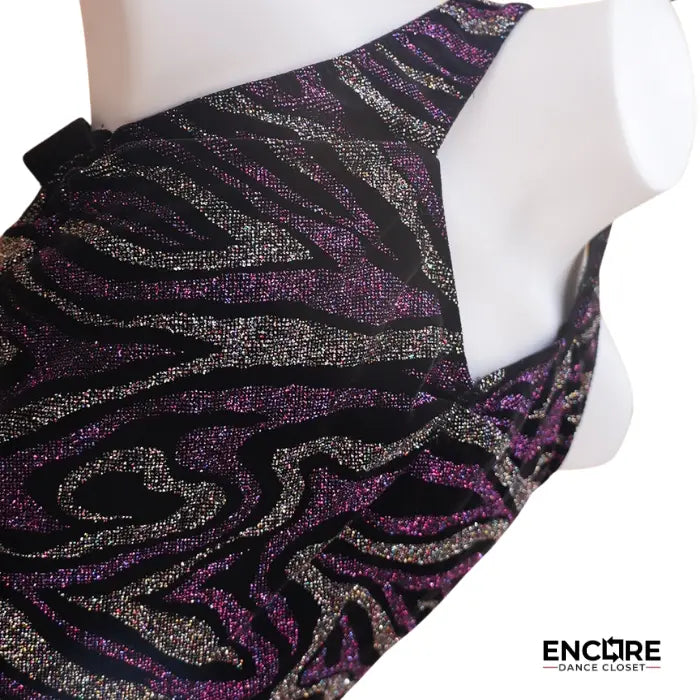 Sparkling Night Halter Unitard  unitard