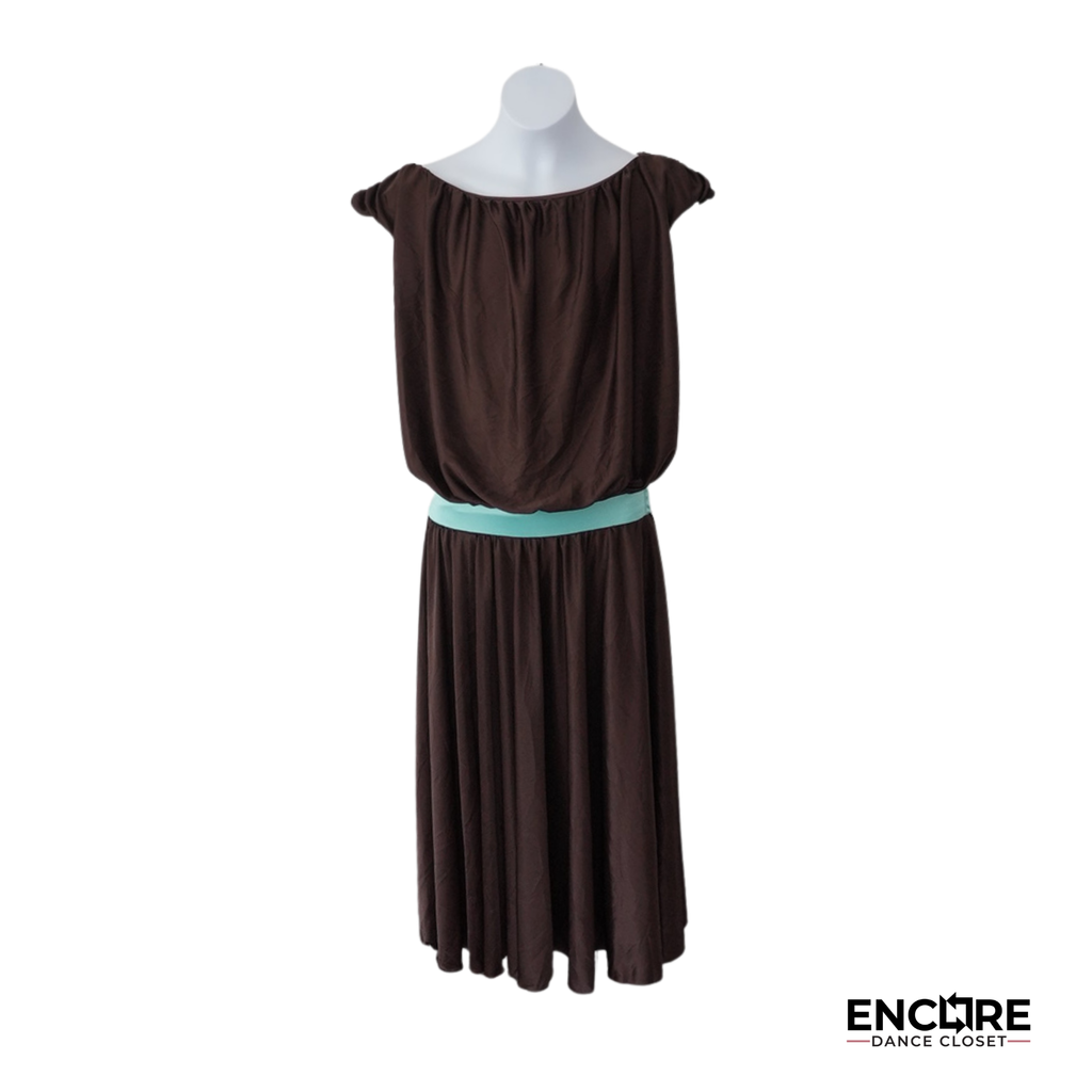 Brown Lyrical Leo & Skirt Costume  leotard