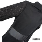 Sequin Sleeve Leotard  leotard