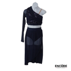 Midnight Navy Contemporary Two-Piece  two piece