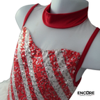 Candy Cane Tutu Dance Costume  dress