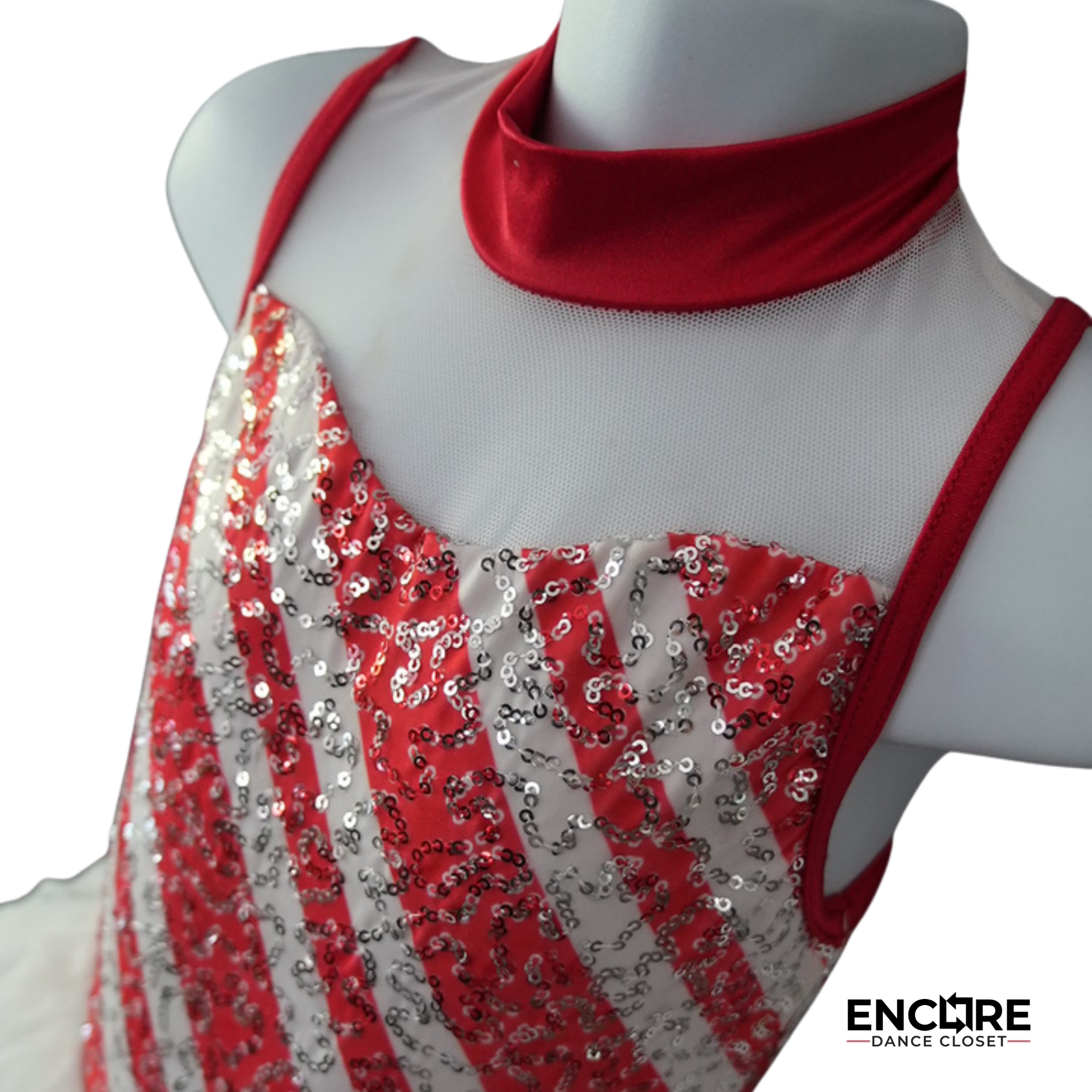 Candy Cane Tutu Dance Costume  dress