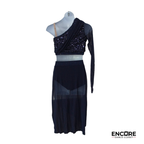 Midnight Navy Contemporary Two-Piece  two piece