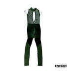 Garden-Inspired Velvet Unitard  unitard