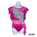 Fluttering Pink Leotard  leotard