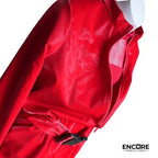 Crimson Power Suit  two piece