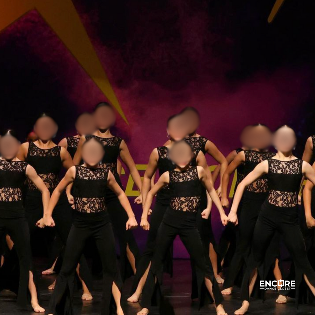 Black Pants and Leo Set