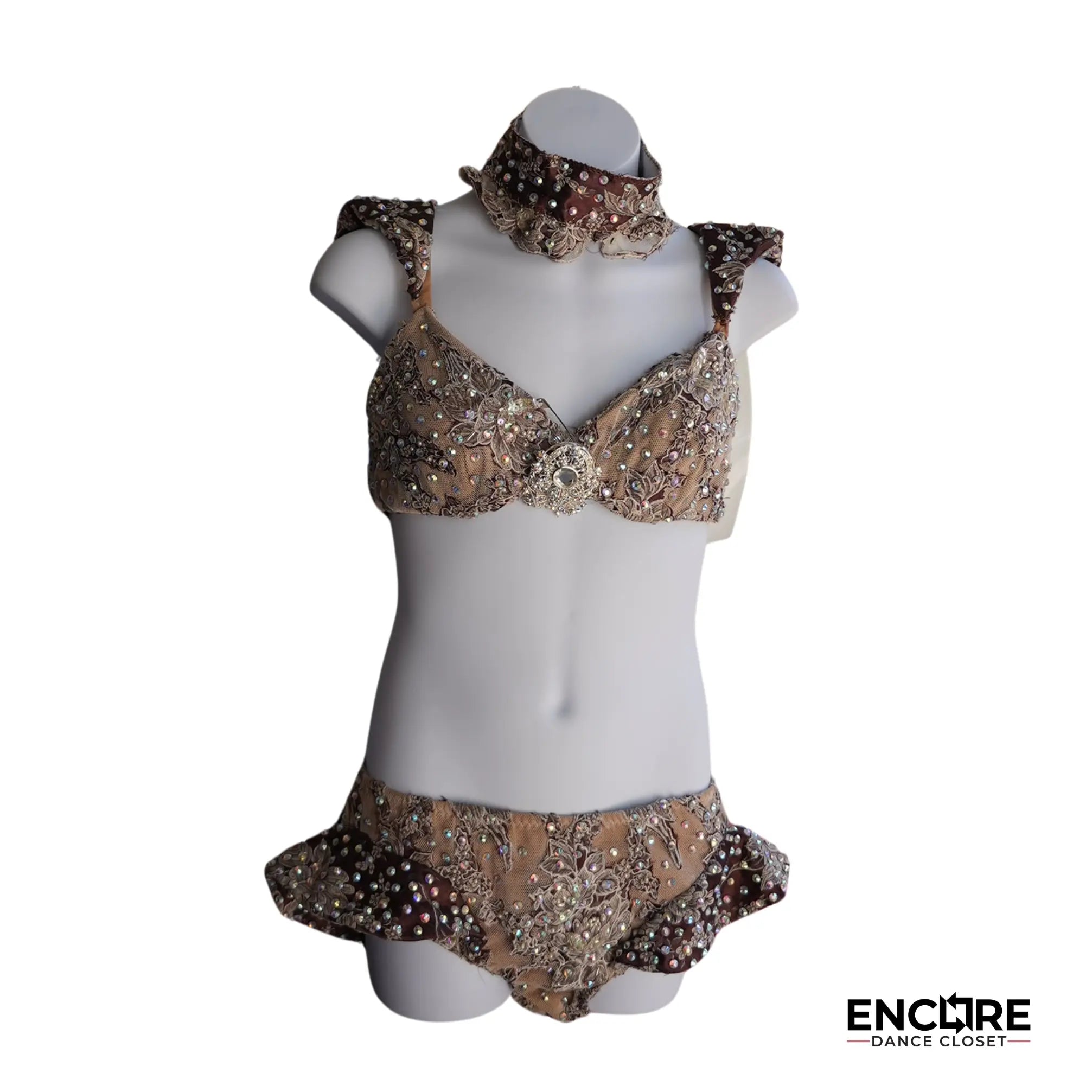 Burgundy Floral Sparkle Project  two piece