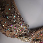 Burgundy Floral Sparkle Project  two piece