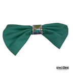 Turquoise Sequined Biketard with Bow  biketard
