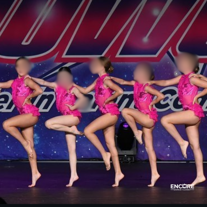 Playful Metallic Pink Leotard