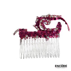 Hot Pink Illusion Rhinestone Leotard  leotard