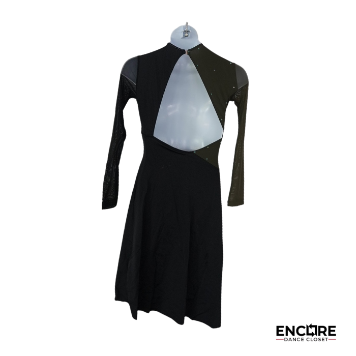 Olive & Black Contemporary Dress  dress