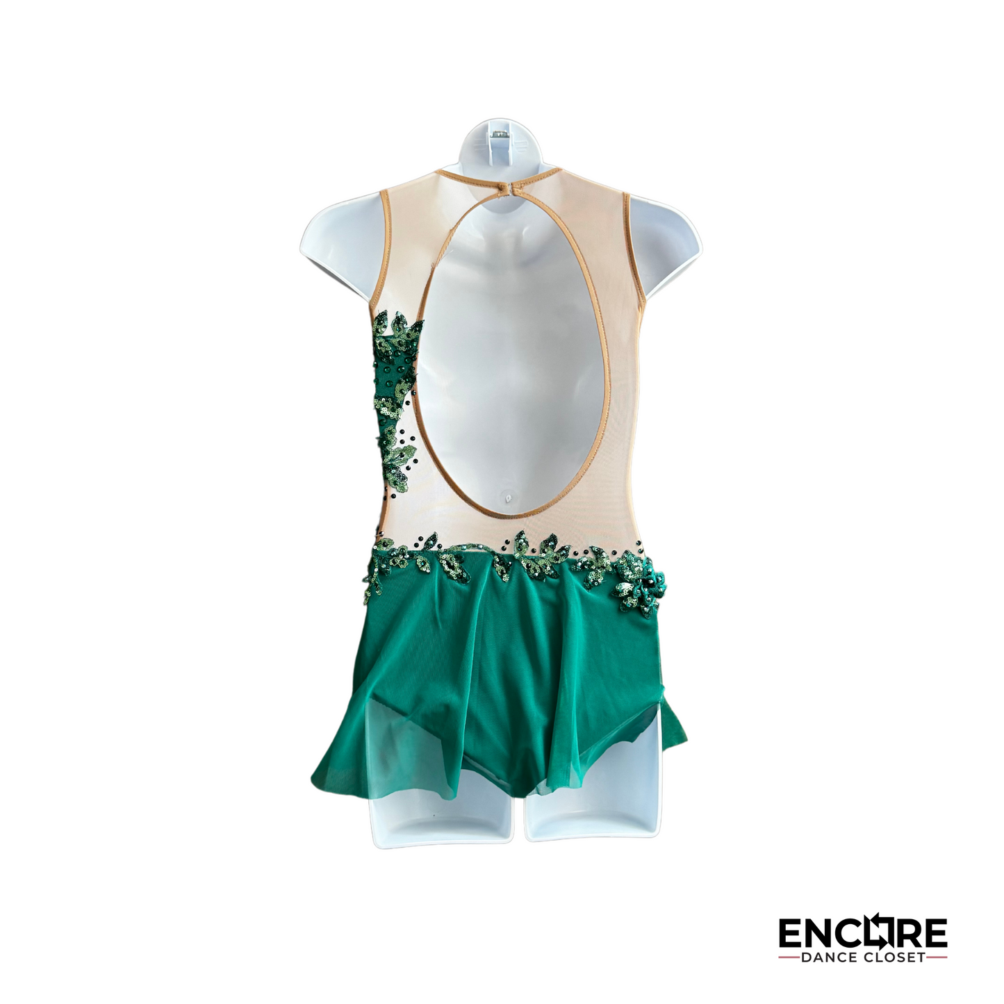 Emerald Green Mesh Lyrical Leotard