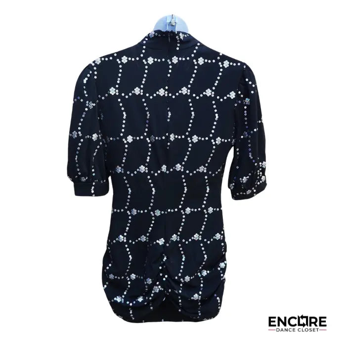 Silver Starlight Mesh Dress  dress