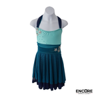 Aqua & Navy Starfish Lyrical Dress  dress