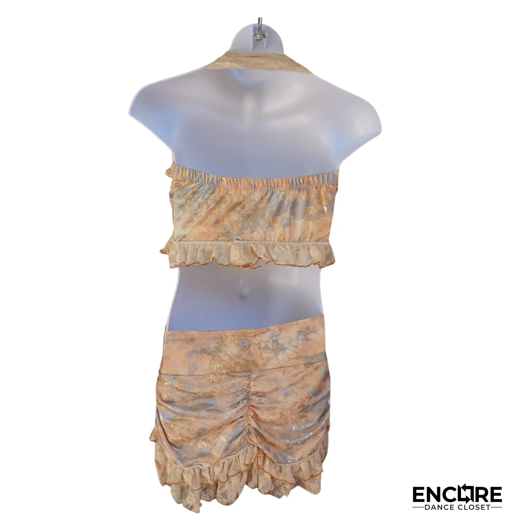 Gold & Silver Lace Elegance  two piece